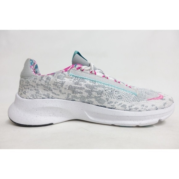 NIKE Women SuperRep Go 3 NN PRM Hiit Size 10.5 Low Flyknit Grey Running Shoes - Picture 5 of 10
